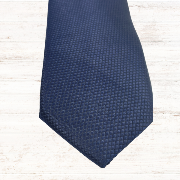 Navy Blue Tie - Image 4