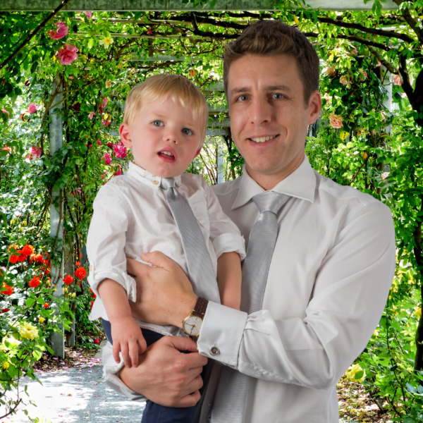 Matching Father and Son Silver Ties - Image 4