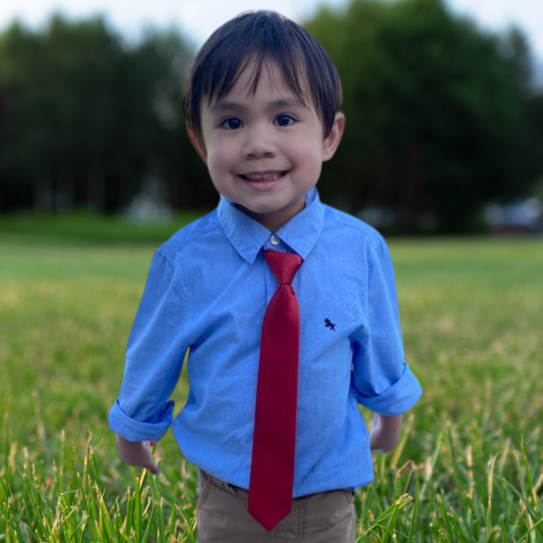 Boys Red Tie - Image 6