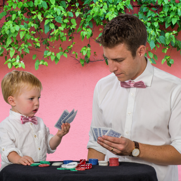 Matching Father and Son Pink Bow Ties - Image 4