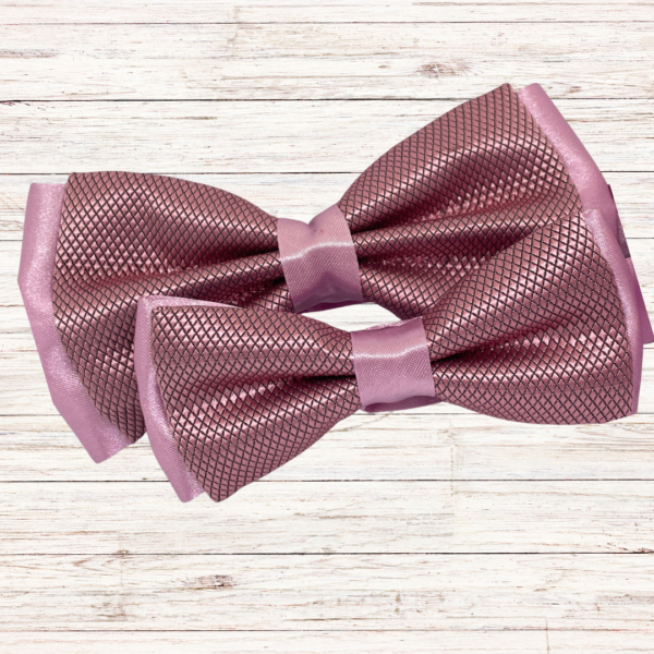 Matching Father and Son Pink Bow Ties