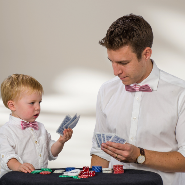 Matching Father and Son Pink Bow Ties - Image 2