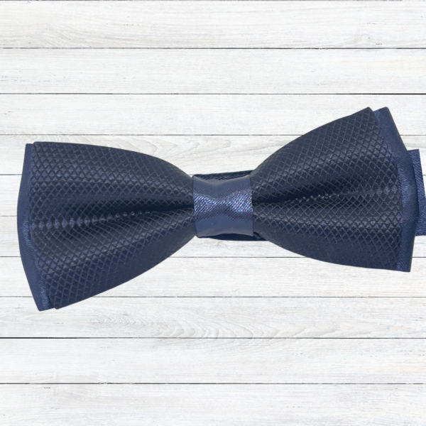 Boys Navy Blue Bow Tie - Image 8