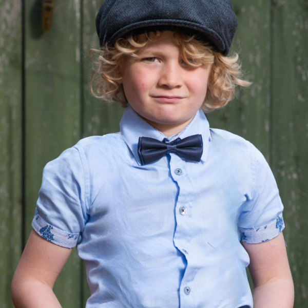 Boys Navy Blue Bow Tie - Image 7