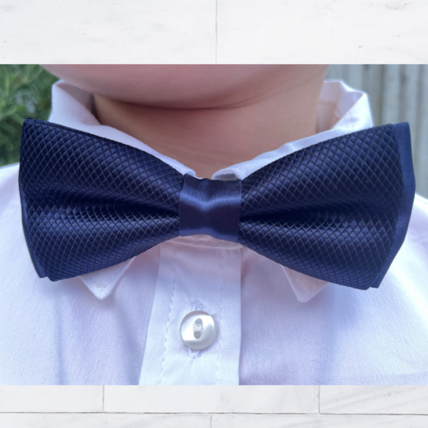 Boys Navy Blue Bow Tie