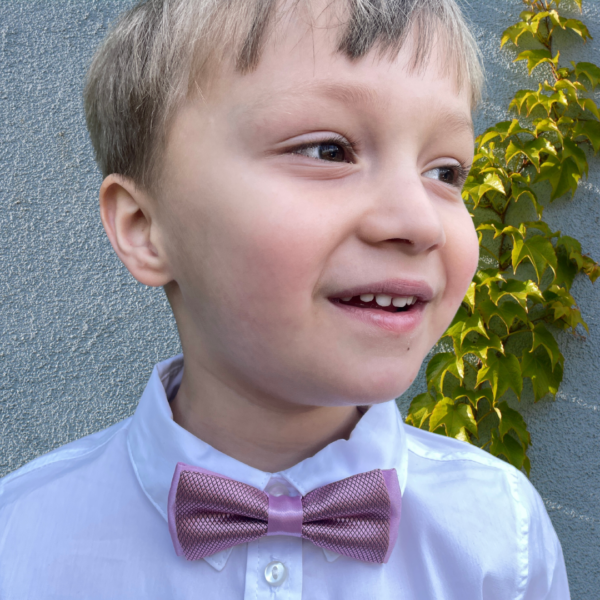 Boys Pink Bow Tie - Image 2