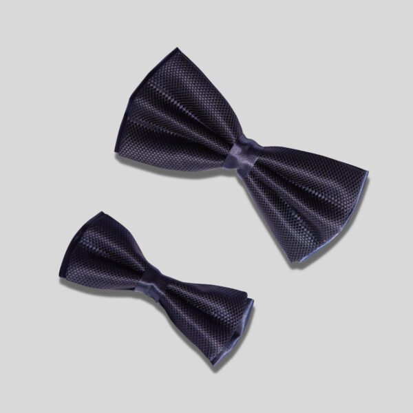 Matching Father and son Navy Bow Ties - Image 8